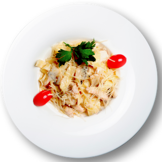 Фетучини с курицей