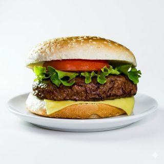 Hamburguesa la pegatina