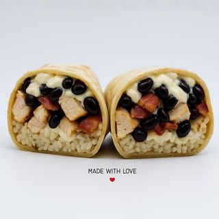 Burrito di fagioli neri