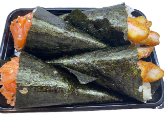 A31 - Temaki Salmão + Gambas Panadas