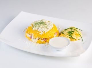 Mămăligă cu bacon