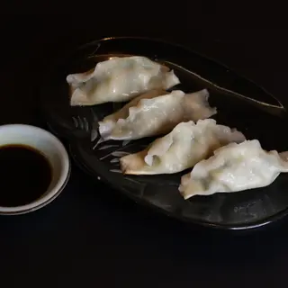 15B- Gyoza De Langostinos Con Chive Y Huevo A La Plancha (4 Uds.)