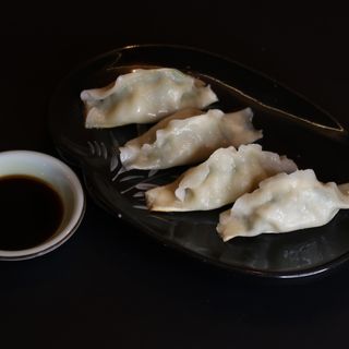 15B- Gyoza De Langostinos Con Chive Y Huevo A La Plancha (4 Uds.)