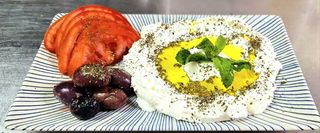 Labneh o Zaitoun  - Yoghourt with Kalamata Olives