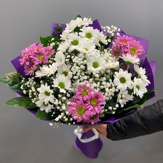 Ramo de 7 crisantemos ( mix ) 