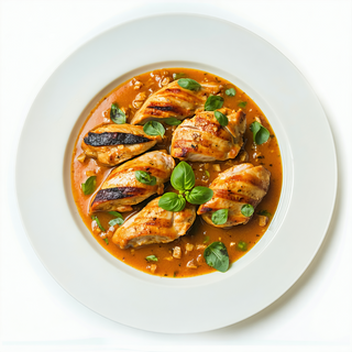 Shkmeruli Pollo En Salsa (1/2 Ración)