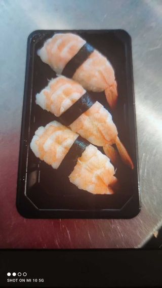Sushi de gambas (3 pzas.)