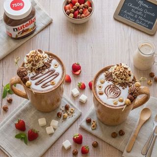 Chocolate Quente de Nutella L