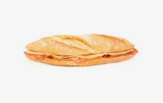 Bocadillo de bacon completo