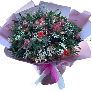 Serene Lily and Rose