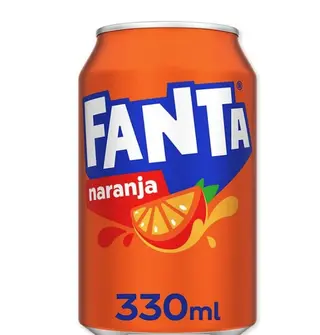Fanta Naranja lata 330ml.