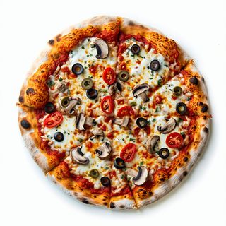 Pizza Funghi e olive