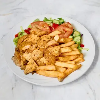 Talerz kebab z frytkami super mega XXXL