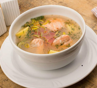 Уха из 2х видов рыб (300г)