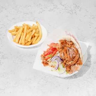 38. Kebab A Elegir + Patatas + Bebida