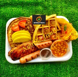 Pancake & Waffles Combo with Airfried Turkey 