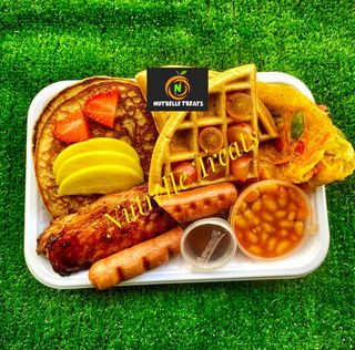 Pancake & Waffles Combo with Airfried Turkey 