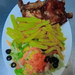Menú Medio Pollo