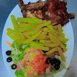 Menú 1/2 Pollo