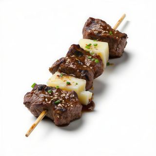 Pincho De Carne Guisada Con Queso Manchego