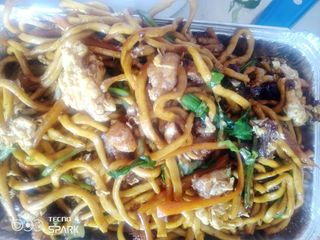 Eggs Fried Noodles with Vegetables