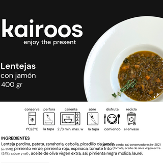 Lentejas con Jamón (400 gr)