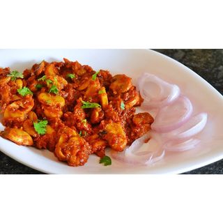 Chilly Garlic Mushrooms