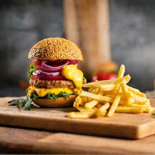 Double Chicken Burger