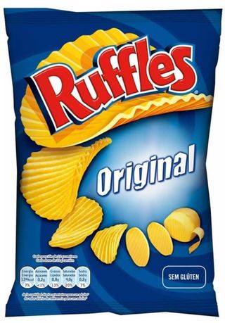 Ruffles sal pacote pequeno