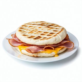 AREPA DE JAMÓN Y QUESO.