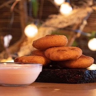 Arepitas con Natilla