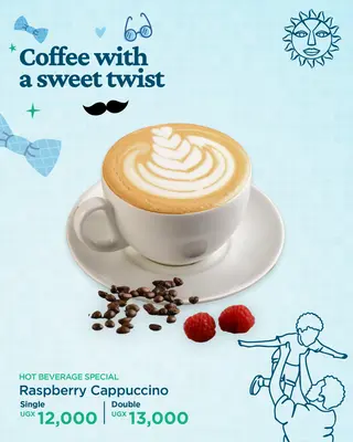 Single Raspberry Capuccino