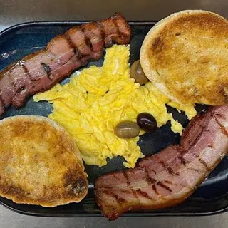 Ovos Mexidos com bacon