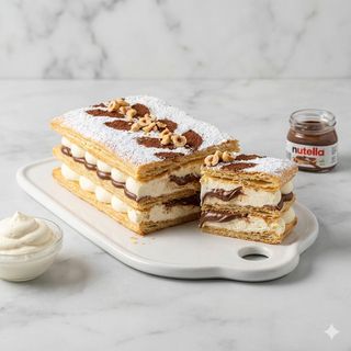 Pasta sfoglia chantilly & Nutella 4 persone