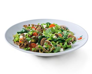 Salada de cogumelos e feta