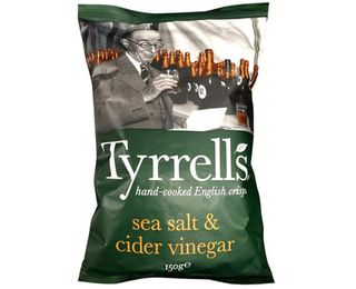 Tyrrells Chips Cider Vinegar & Sea Salt 150 gr