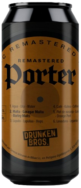 Remastered Porter Drunken Bros Lata 44 cl.