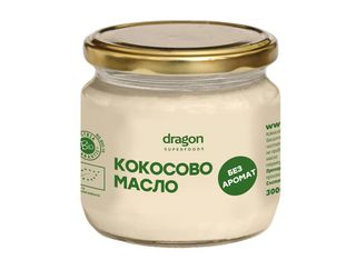 Био кокосово масло, без аромат, Dragon Superfoods (300ml)