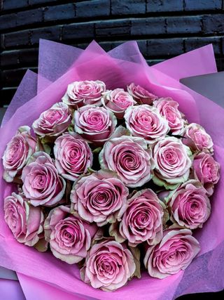 Buchet trandafiri roz