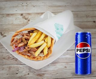 Srednji gyros i pepsi 0.33ml