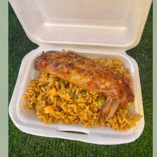 Smokey jollof and turkey