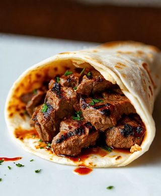 Kebab tortilla samo mięso mały