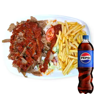 Kebab na talerzu + Pepsi 500ml