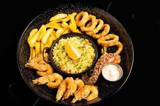 Combo 5- octopus & shrimps & squid