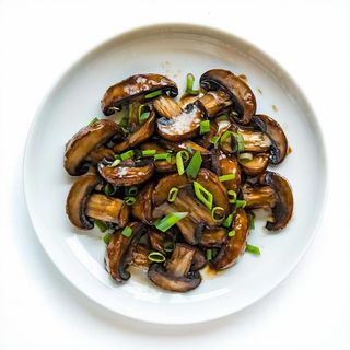 Funghi bambù saltati