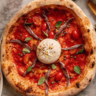 Pizza De Anchoas (28 Cm.)