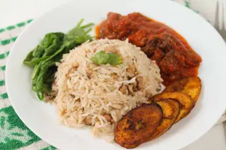 Rice and beans combo