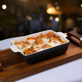 Penne gratinate cu pui 500g