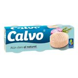 Atún Claro al Natural Calvo Pack 3x56 Gr.