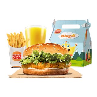 Chicken Burger King JR. Menu